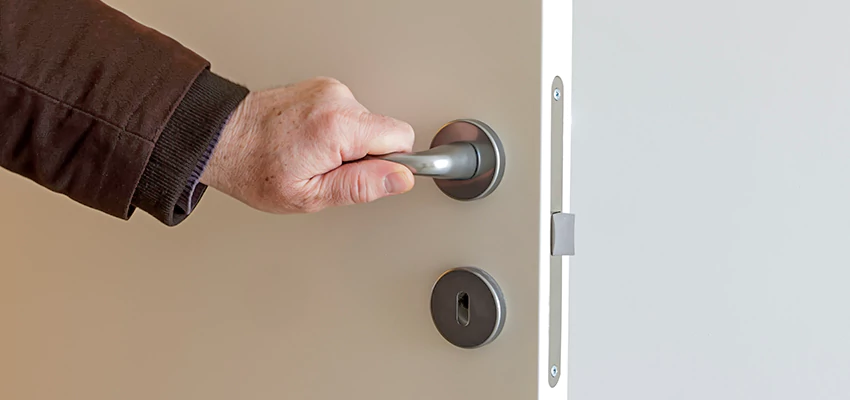Restroom Locks Privacy Bolt Installation in Ceres, California